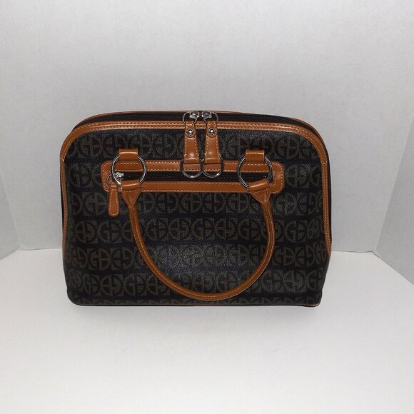 Giani Bernini Dome Block Signature Satchel Handbag - Picture 2 of 13